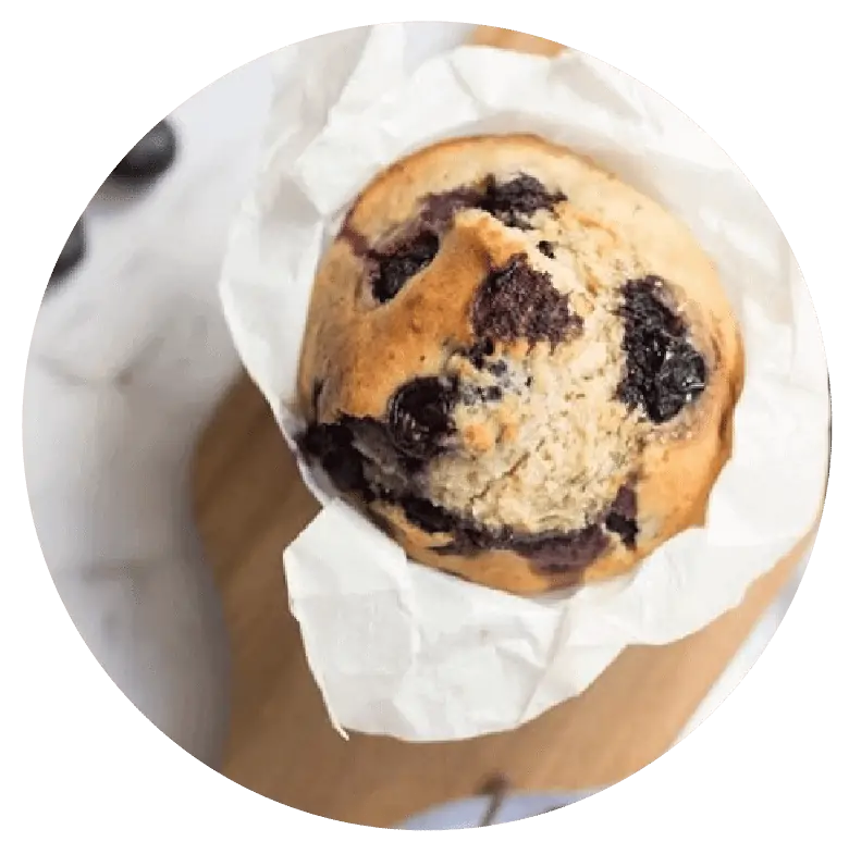 This blueberry muffin is not considered good or bad when you take a non-diet approach to health