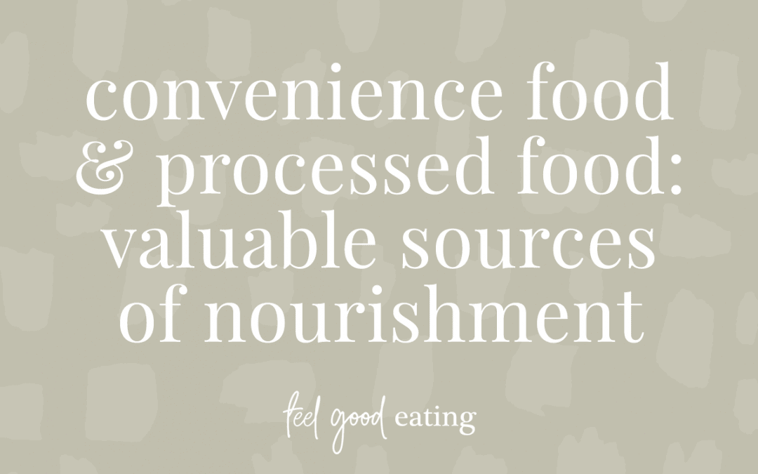 Convenience Food And Processed Food: Valuable Sources Of Nourishment