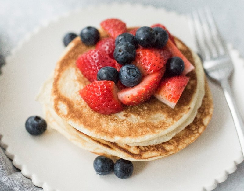 Basic Pancakes - Simple Batter Recipe | feel good eating
