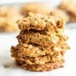 Stack of ANZAC biscuits