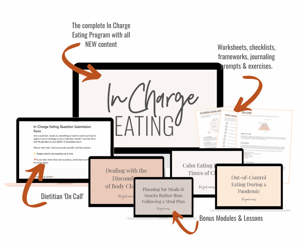 Mockup of In Charge Eating inclusions